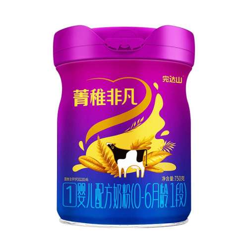 聚划算：菁稚非凡1段750g 6罐 【买6发12】完达山菁稚非凡1段 1608元