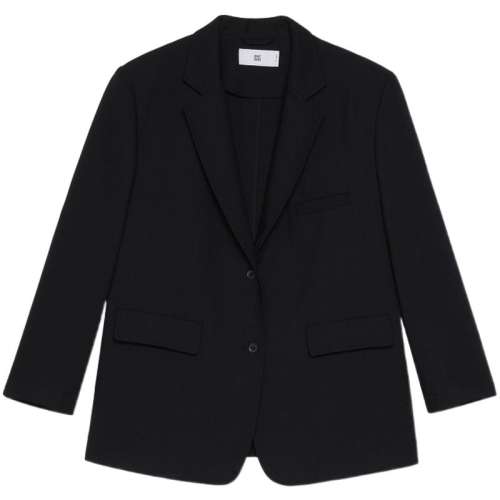 百亿补贴：黑色 2/160 双层羊毛高级设计感西服西装 767元