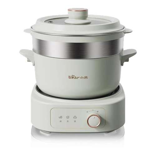 【可煎炒】2.5L不粘锅 小熊可煎炒电煮锅（可选配蒸笼） 160.65元(含国补)