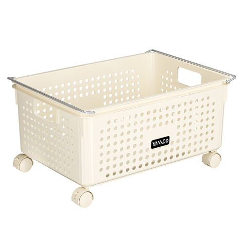 中号【加大容量?万向滑轮】 浴室柜下脏衣篓家用洗澡脏衣篮脏衣服收纳筐推车洗衣篮袜子置物架 52.14元拍2件(合26.07元/件)