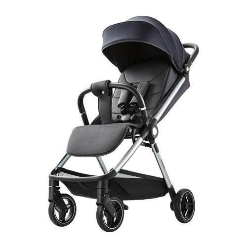 百亿补贴：雅典晨曦·B6-夜空靛蓝【二代欧标 自动收车】 beeshum轻便婴儿推车可坐可躺 699元