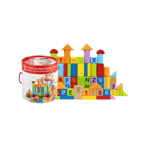 聚划算：80粒积木桶装 E8402 Hape80粒积木益智拼装玩具 123.5元(需88VIP 95折)