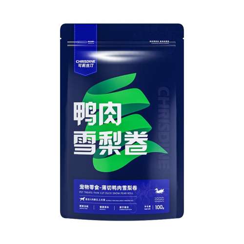 【??酥脆香甜 】鸭肉雪梨卷100g*1包 100g 可莉丝汀狗狗零食泪痕管理 15.1元
