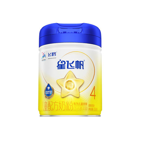 买3送1】飞鹤星飞帆4段750g儿童成长奶粉四段旗舰正品3-6岁臻选 FIRMUS/飞鹤 星飞帆4段 700g 1罐 750克 105元