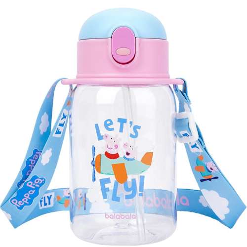 聚划算：400-550ml 粉红60001 巴拉巴拉儿童水杯冷水杯宝宝男童 189.6元拍4件(合47.4元/件)