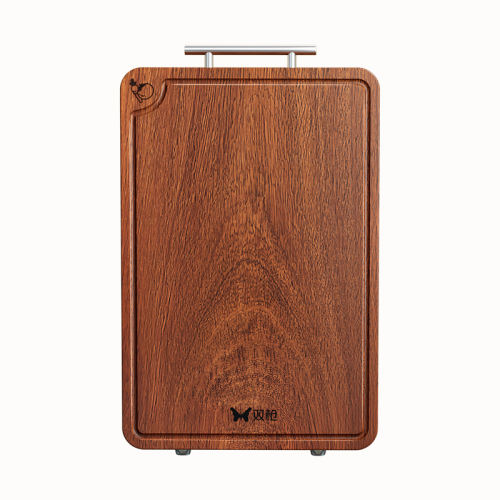 百亿补贴：【整木裁切】30*20cm 双面使用 水果辅食 【下单返10元】整木乌檀木切菜板 49.9元(含国补)