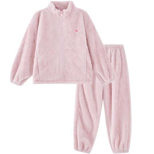 柔粉色 90cm 笛莎官方旗舰店女童家居服套装 287.01元拍3件(合95.67元/件)