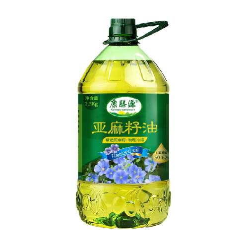 康膳源冷榨一级亚麻籽油2.5kg 63元