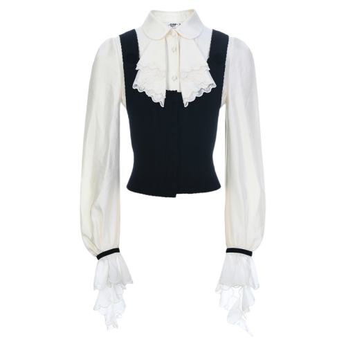 ��ɫ XS lefame����ķ2026�紺��Ʒʱ�й�͢�����ƴ������ʽ��֯����Ů