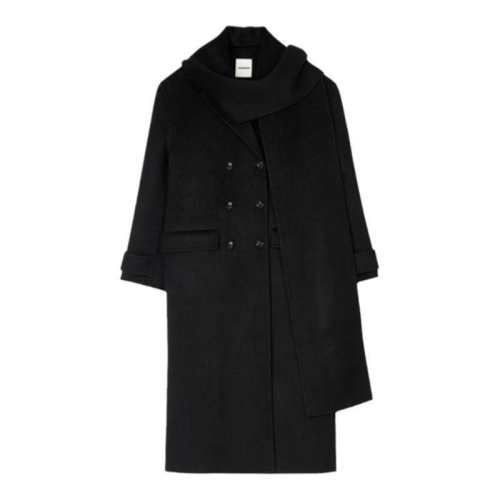 ���ڲ�������ɫ 36 SANDROŮװ˫�ſۺ�ɫë�ش��� 3851Ԫ