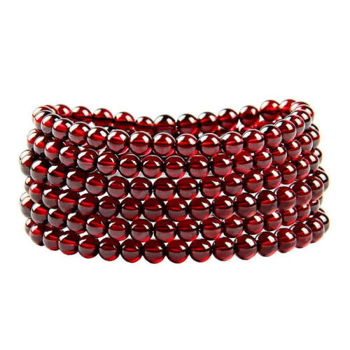 �ƺ�ɫ��Ȧ6mm ����¾ƺ�ɫʯ��ʯ����Ů�Ȧ��Ȧˮ�����ִ���Ʒ�ղؼ� 10.9Ԫ