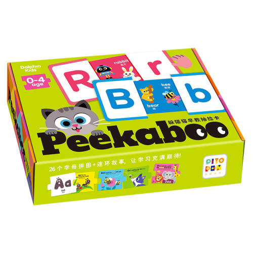 Peekaboo��èè��̳����� ������桿��С��Peekaboo��èè�����ĸ������0-4���׶�����Ӣ������ħ����Ӣ�Ŀ���ԭ��ͯҥ26����ĸƴͼ�������� 49.8Ԫ