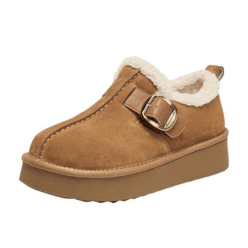 ��ɫ 34 ����ëë�ָ�����Ь���ѩ��ѥ2025���¿���ޱ�ů��ЬE6D1DDM5 1676Ԫ��4��(��419Ԫ/��)