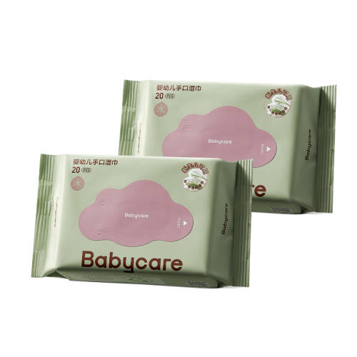 ���ڲ�������С�����á�20��*2�� babycare�ϸ�ʪ��Ӥ�׶��ֿ�ʪ����ͥ��Яװ80���ͯר�����ʪ�� 8.9Ԫ