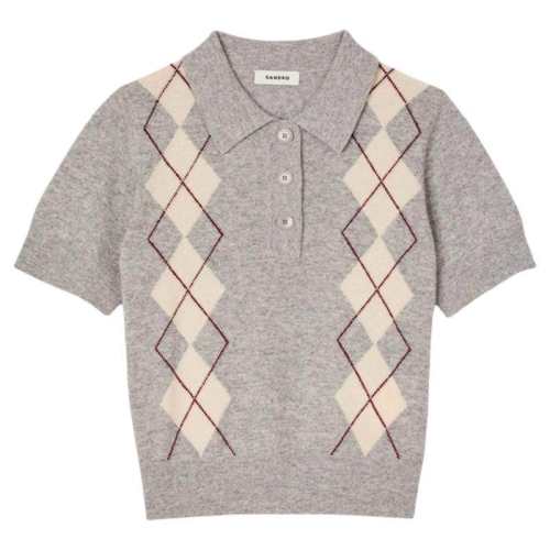 ���ڲ�����24/��ɫ 0 SANDRO���ͼ��POLO����֯�� 2020Ԫ