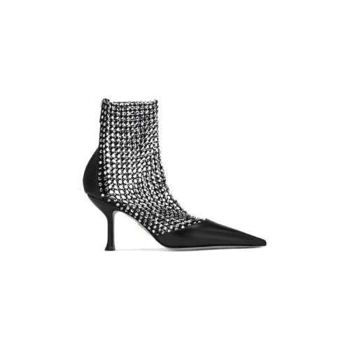 ���ڲ�������ɫ 35.5 �������ۿۡ�RENE CAOVILLA GALAXIAϵ�к�ɫˮ��ϸ�߸���Ь 10154Ԫ