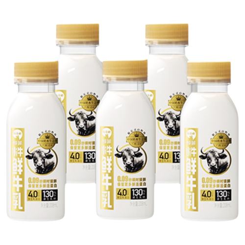 ���������̡��ٷ���ˮţ��ţ�����Ӫ��ѧ��ţ����������ʶ̱� 208ml*5ƿ 37.9Ԫ