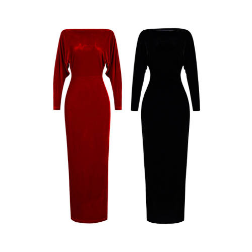 ��ɫ S XULUԭ���ﶬ���ݺ�ɫ˿�ް���ȹ������������һ��������������ȹ 351.12Ԫ