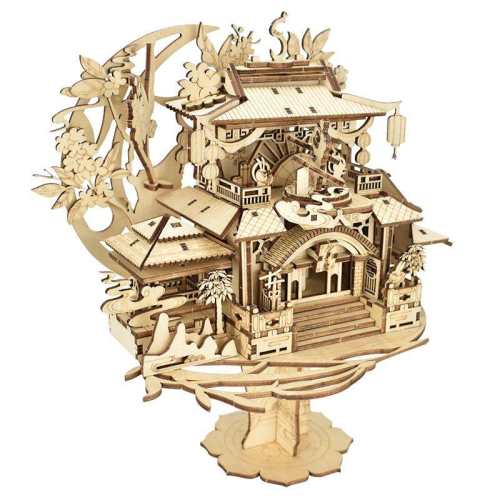 �ۻ��㣺�㺮����192Ƭ+������+��� 3D�ֹ�ľ��ƴװģ��DIY 72.16Ԫ