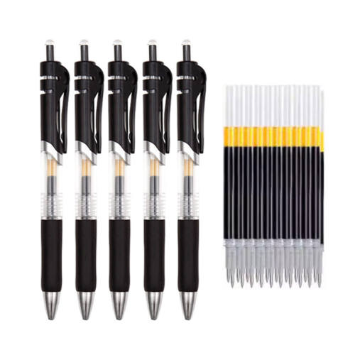 ��ԭװ��о����ɫ��о10֧װ 0.5mm ������� ���Աʰ����ʺ�ɫ0.5�ӵ�ͷ��ʿ���ר��̼�ڱ�����칫Բ���ǩ�ֱ�ˢ��ʱ�����������˳������������ʽ 2.36Ԫ