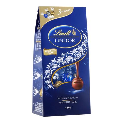 ��ʿ�� ��ѡ�ɿ���420gx1��(��ɫ��װ) Lindt/��ʿ���ٷ���Ʒ���ľ�ѡţ�̺��ɶ��ζ420g