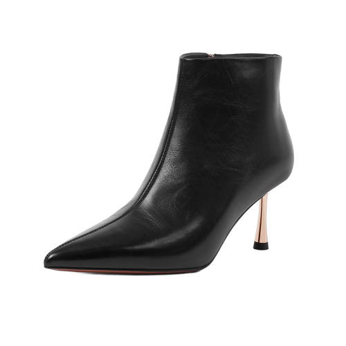 ��ɫţƤ�� 34 ��ɭ/HARSON�����֮�ǡ�25�ﶬ�¿���Ƥ��ͷϸ�߸�ʱװѥ��ѥŮ