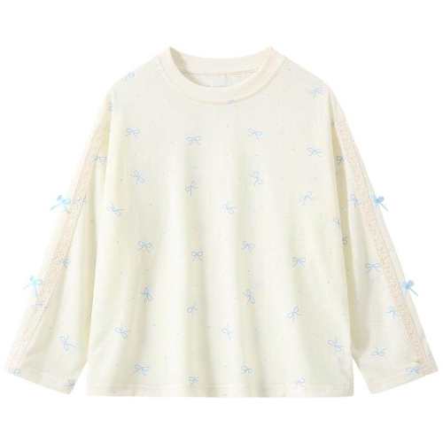 �ۻ��㣺��ɫ���������������ֻ��� 110cm ֲľ����������᡿������ӡ��ŮͯT����ͯԲ��t2026�����¿�ͯװ