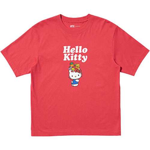 �ۻ��㣺15 ɺ����ɫ XS ���¿�ŮװUT SANRIOӡ��T��/����T������Ÿ485533