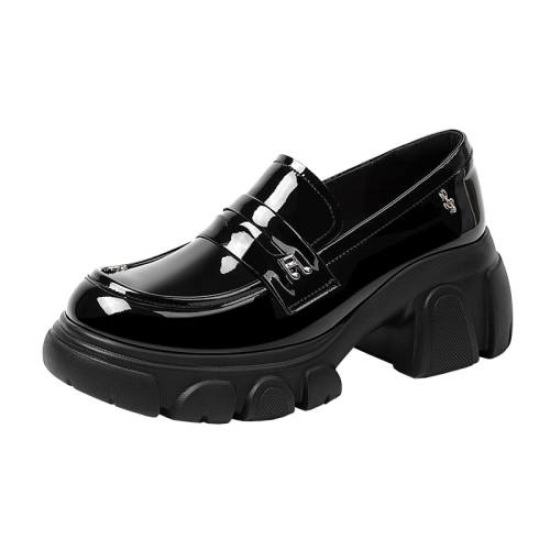 ��ɫţƤ��(Ϳ�������) 34 ��ɭ��׸߸��ָ�ЬŮ�����¿��ɫ��Ƥ������ڵ�ЬHS252505