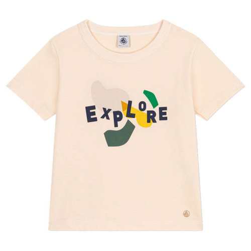 ���ڲ�������ɫ/��ɫA0A5I 110cm petit bateau T����Բ��ӡ������