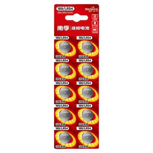 189/LR54  (1��) ����Ŧ�۵�ص����ֱ�Բ���¶ȼ�