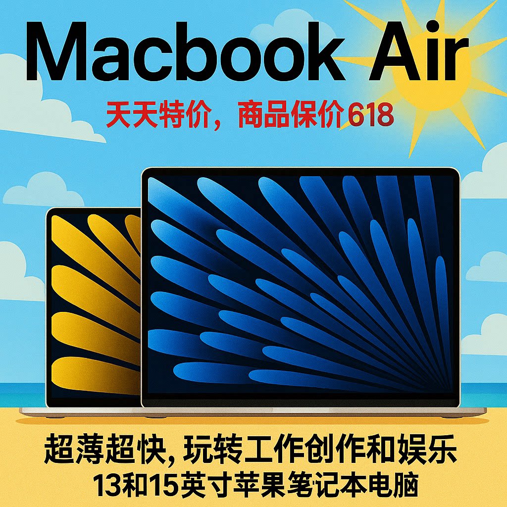 MacBook Air 13 15Ӣ�� Appleƻ��2025���������ʼǱ�����M123M4