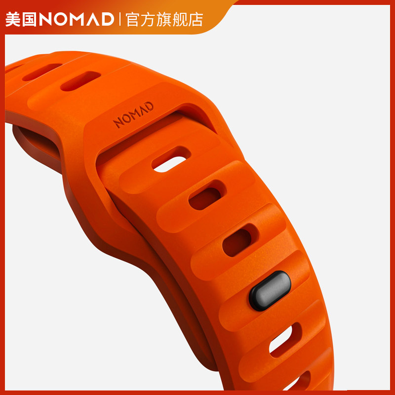 ������NOMAD����Ʒ����ƻ���ֱ�����iwatch����AppleWatch9Ultra2��ɫ�˶������˶��轺��ˮ����49/45/44mm 321Ԫ