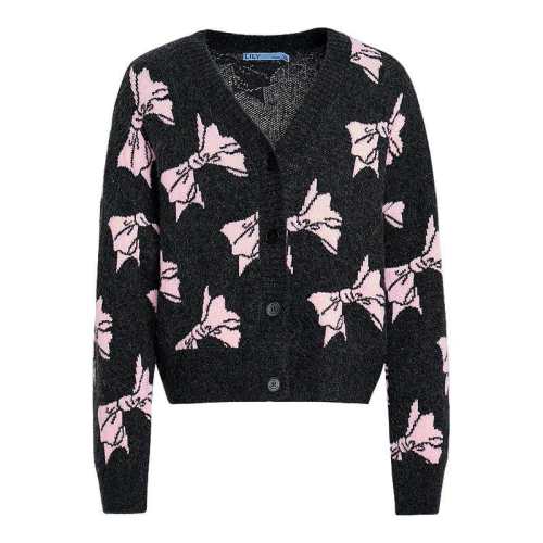 ���ڲ�����509��� M LILY���¿�Ůװ����ë��Ƹ�ײɫ������V����֯��������ë��