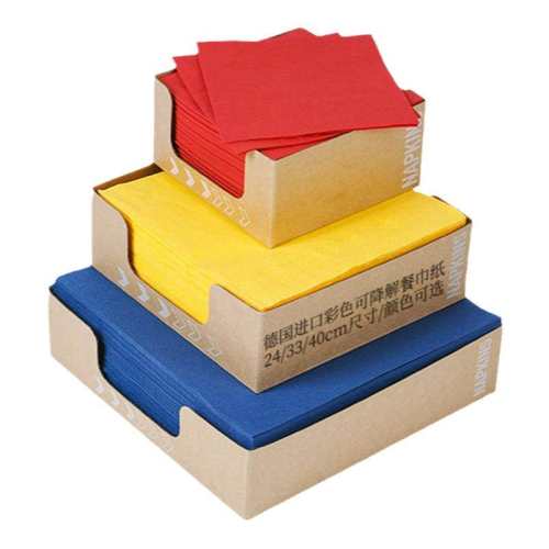 ��ɫ ����24CM/50Ƭ/��װ �¹�ԭװ���ڲ�ɫ�ͽ�ֽֽ��Duni 24.8Ԫ