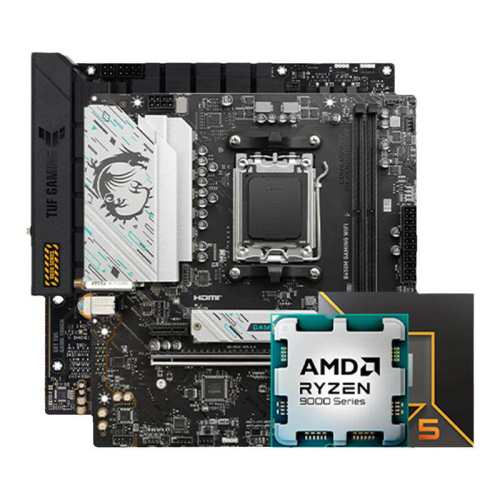 AMD����9600X/9700X�˶�����ּ���С�����΢���Ȼ��ڰ�U��װ AMD AM5 9600XɢƬ ΢��PRO B650M-E 1661.68Ԫ(������)