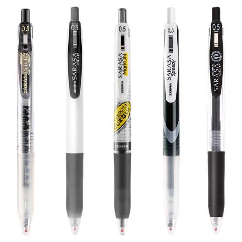 ��������JJ15��ɫ2֧ 0.5mm ����/other �������Աʺϼ�JJ15�ڱ��ձ�ѧ���ð���0.5��ɫ����ֵˮ��SARASA����ˢ���̼�ر�оJJ77���ձ�ZEBRA������� 8.75Ԫ