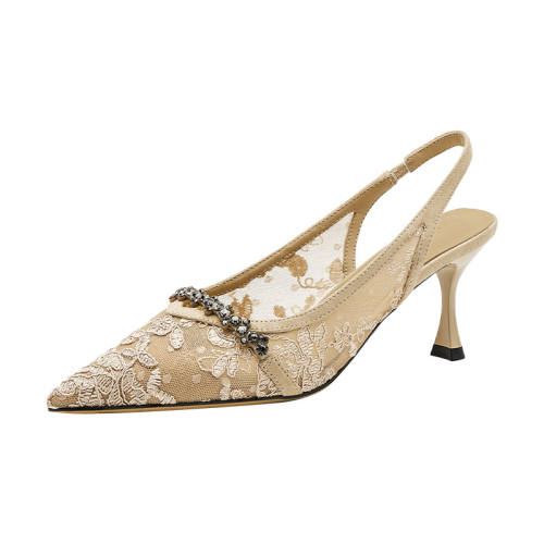 ��ɫ֯�� 34 ��ɭ���ŷ���ɴ��ͷ�����ЬŮϸ��ˮ��߸�Ь2026�¿�HWM260111