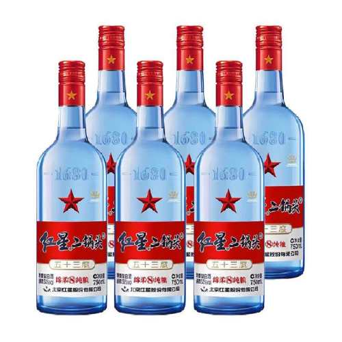 Erguotou/���Ƕ���ͷ ��ƿ����8 53�� ������ 750ml 6ƿ 244Ԫ