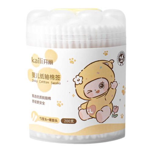 ��Ӥ�׶��Ƽ�������ͷ+����ͷ 200֧*1�� ����Ӥ��ר��˫ͷ��ǩ�����ް� 14.84Ԫ��2��(��7.42Ԫ/��)