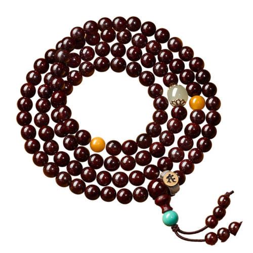 �������ż�СҶ��̴108���ִ�-6mm��ӡ�Ȱ���ľ��(�Ƽ���Χ14-15.5cm��4Ȧ) �������ȶ���СҶ��̴�������ִ�