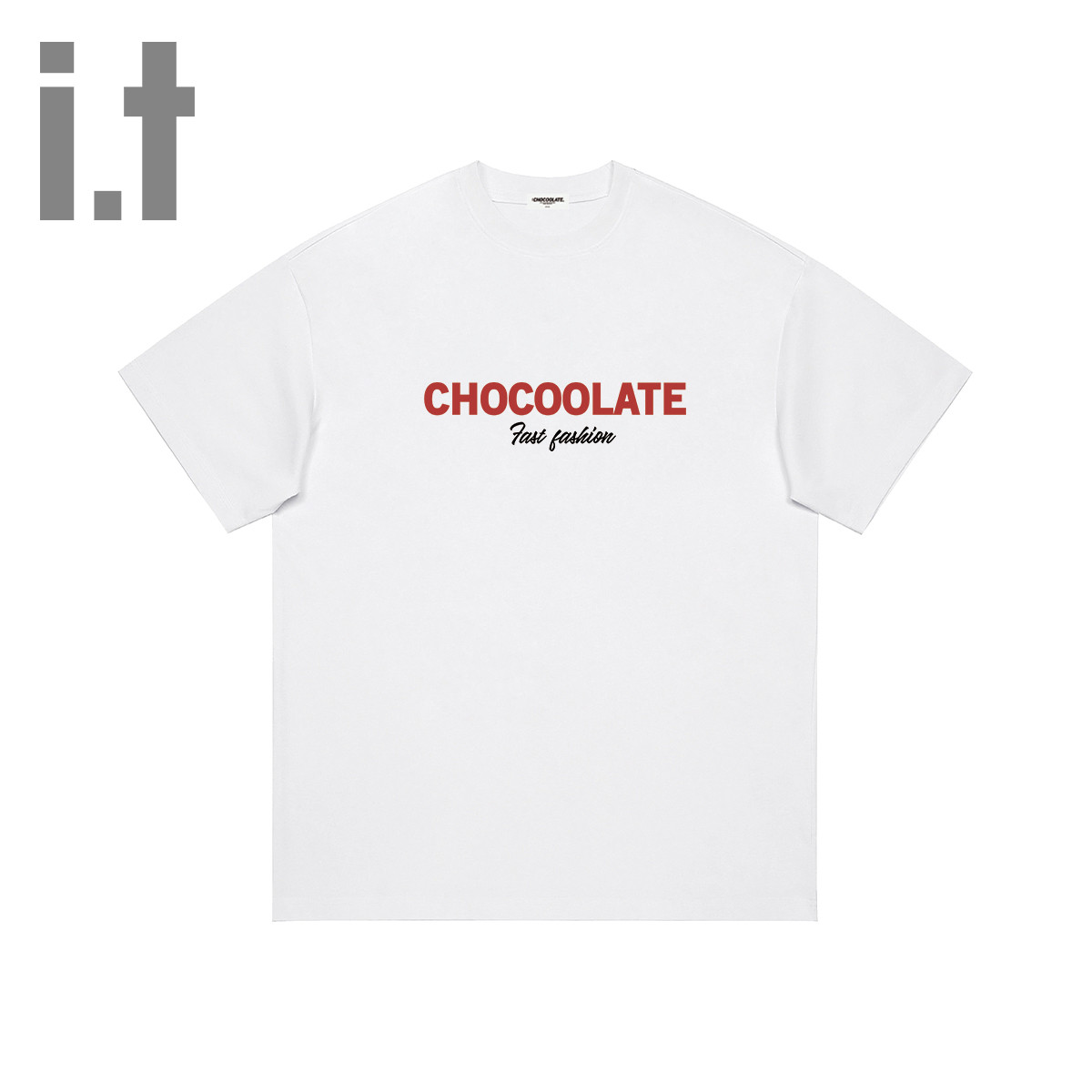 i.t CHOCOOLATE ���м�ԼLOGOȫ��Բ��T����Ů���¶�������K 126Ԫ