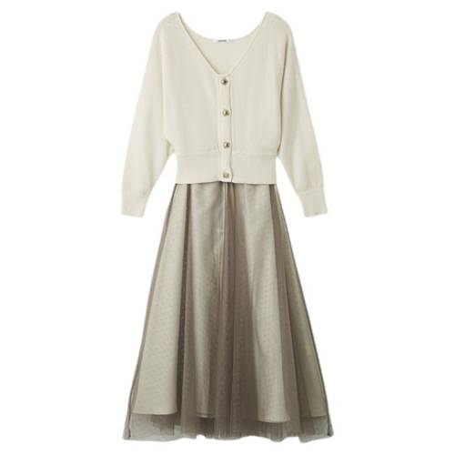 ��ɫ 0 SNIDEL2025�ﶬ��ƷV����֯����������ɴA�ְ���ȹ��װSWNO255014 2924.1Ԫ��3��(��974.7Ԫ/��)