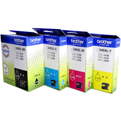 LC545XL-C ��ɫī�У�1300ҳ��A4ֽ5%�����ʣ� ԭװ�ֵ�LC545XL��ɫī��LC549XL-BK��ɫDCP-J100 J105 MFC-J200 102Ԫ