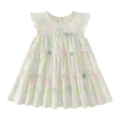 ��ɫ-JQG52542 90cm �����ޡ�Ůͯ����ȹ����A�ֹ���ȹ6Сͯ����������װ��ͯ����ȹ�� 155.76Ԫ��3��(��51.92Ԫ/��)