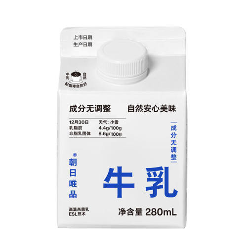 ����ΨƷ ����ţ��280ml*8��װ�޵���ţ�� ��������Ӫ������� �޵���ţ��280ml 8�� 49.8Ԫ