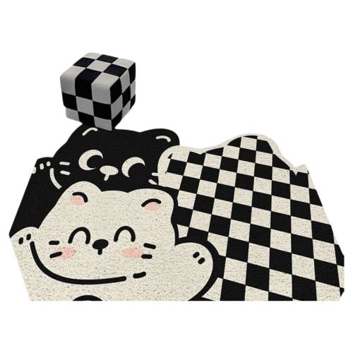 �ڰ�è��-˿ȦQ70 40*60CM����С����װ�� ��ͨ�뻧�ŵص�˿Ȧ�ſڽŵ���ż��õ�̺�����ŵ�ɲü��������� 8.94Ԫ