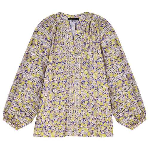 ���ڲ�����Maje����Ůװ��ʽʱ�д����黨������ڶ̿�V�쳤����ɳ������¶�ɫ T1  986Ԫ