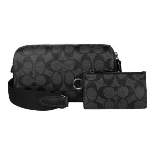 COACH/ޢ��ʱ�е���б�����������ɫ���ɫCV921QBNRX  1399Ԫ