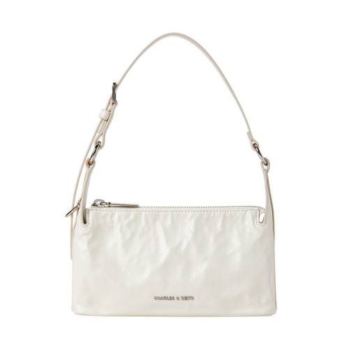 CHARLES&KEITH����ƤС����Cream�̰�ɫ  269Ԫ